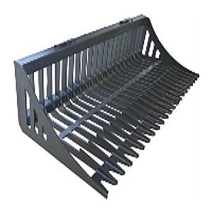 skid steer sifter bucket|gravel bucket for skid steer.